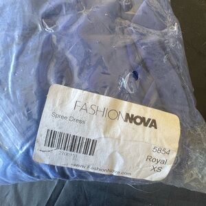 Fashion Nova Blue Dress